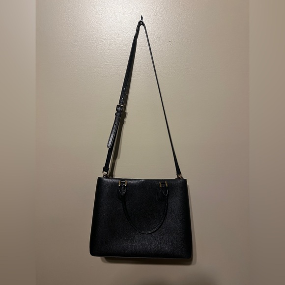 Michael Kors Black Satchel with Gold Accents - Picture 9 of 9